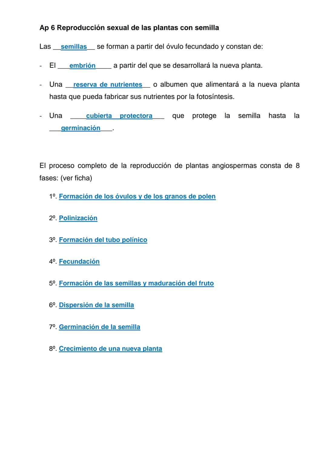 --- OCR Start ---
RESUMEN TEMA 9: EL REINO PLANTAS
Ap 1 Características generales
Las plantas son organismos
pluricelulares
formados por cél