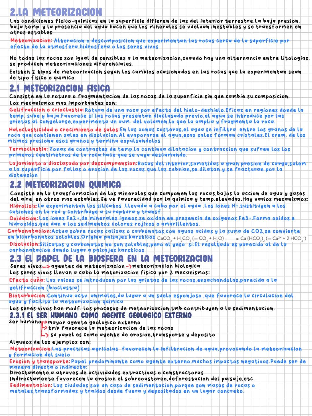 1.LAS CAPAS FLUIDAS DE LA TIERRA
Las condiciones estables del interior de la Tierra contrastan con las que existen en la superficie. Las
gra