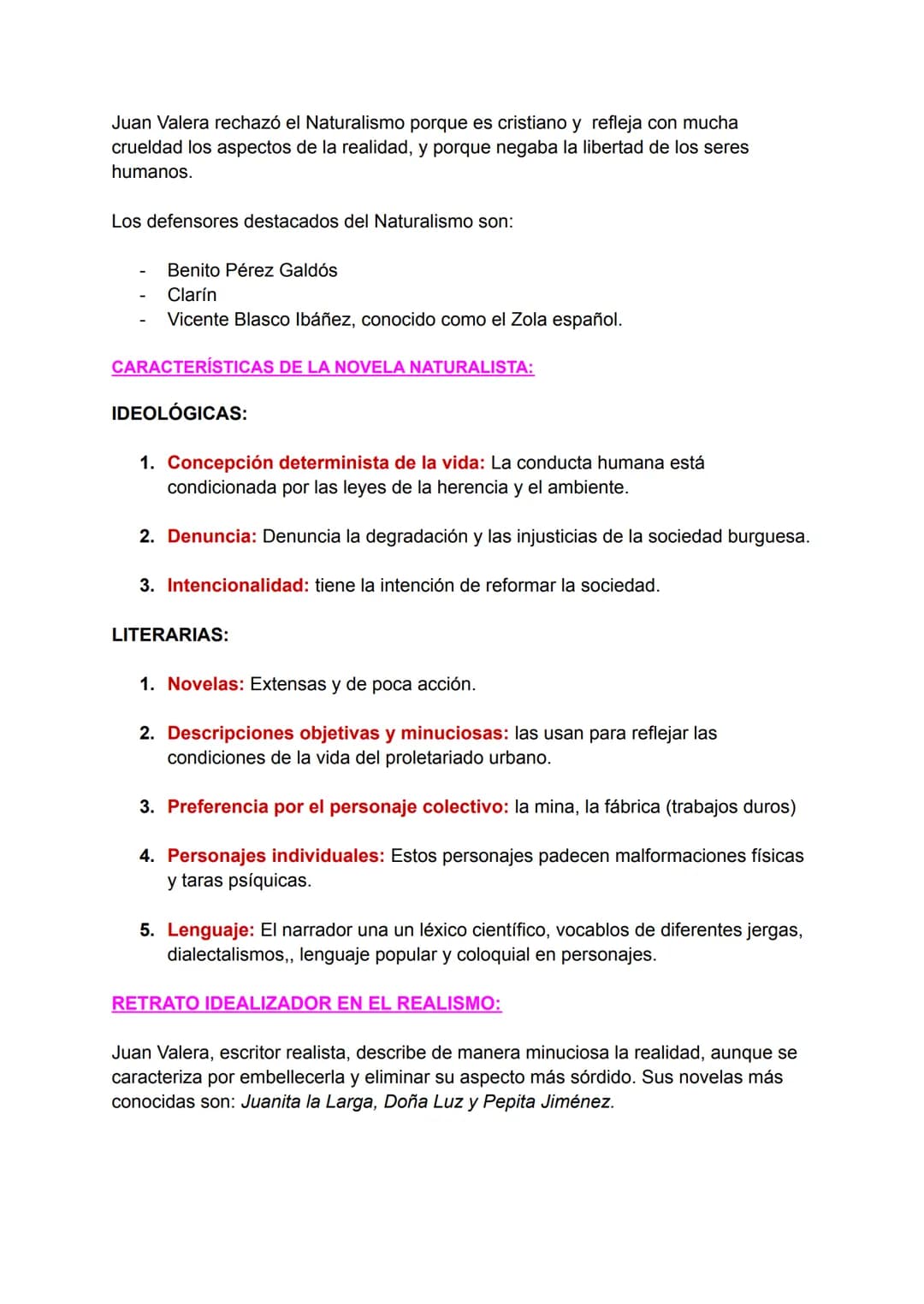 LITERATURA:
LENGUA 1° EXAMEN 2ª eva:
• REALISMO:
El Realismo es un movimiento artístico y literario que tiene como objetivo
representar de f