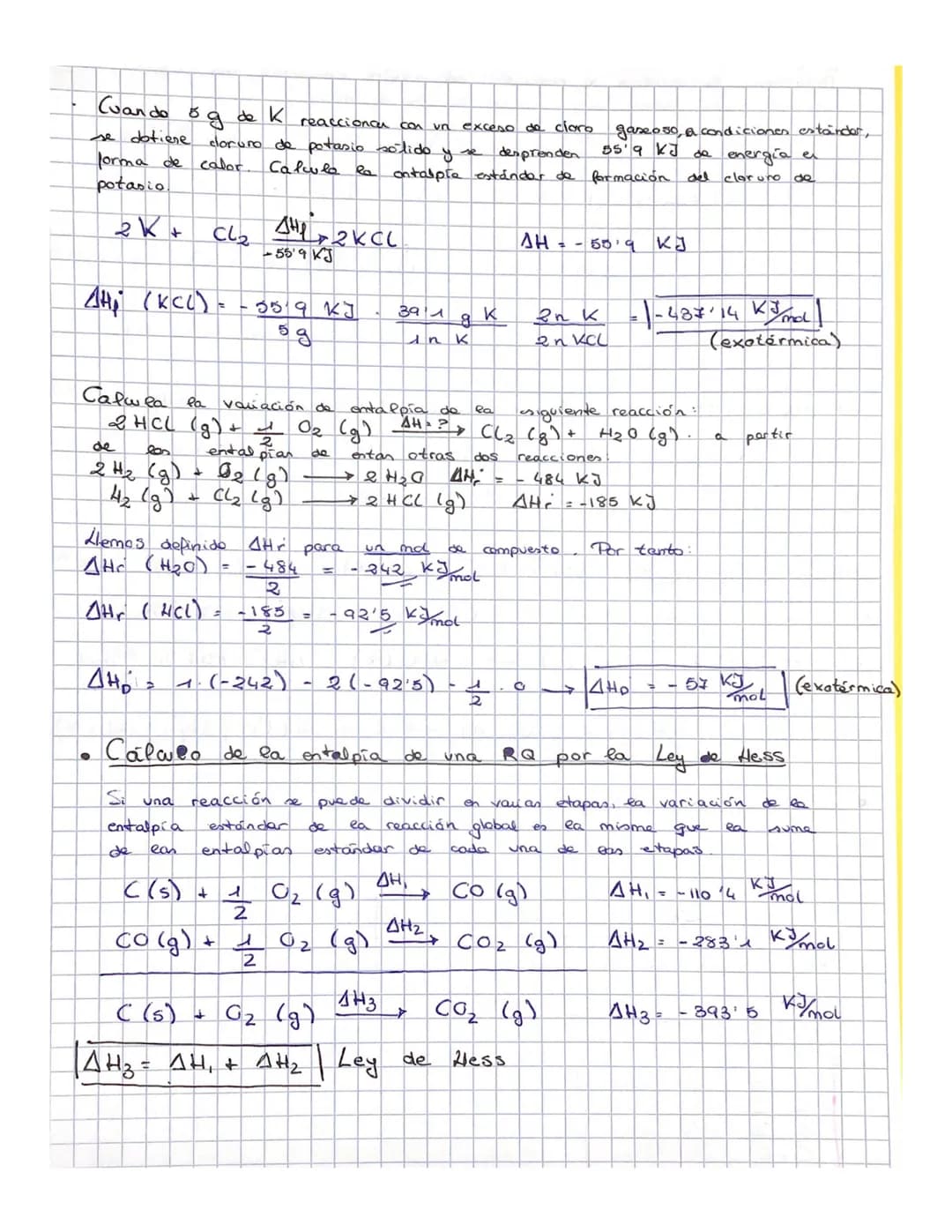 
<p>La termoquímica es la ciencia que estudia cualquier proceso de composición de una cantidad de materia separada, ya sea real o teóricamen