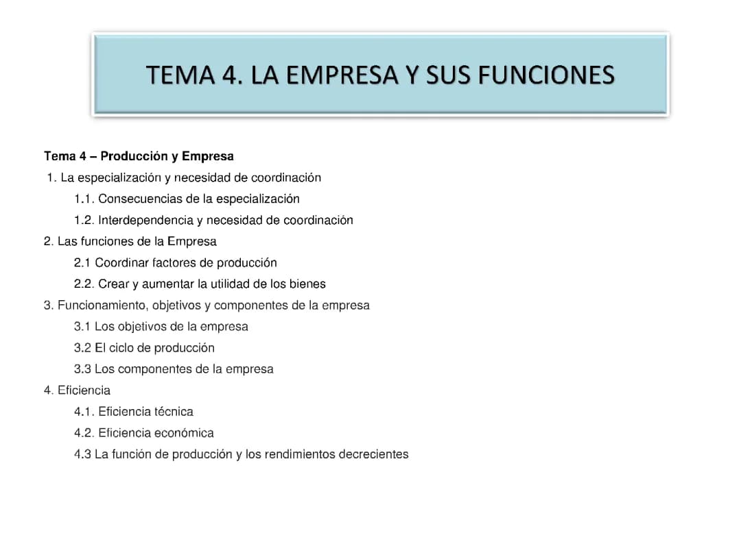 Cómo funciona la especialización empresarial y la coordinación en producción