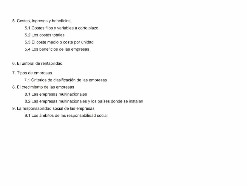 TEMA 4. LA EMPRESA Y SUS FUNCIONES
Tema 4 - Producción y Empresa
1. La especialización y necesidad de coordinación
1.1. Consecuencias de la 