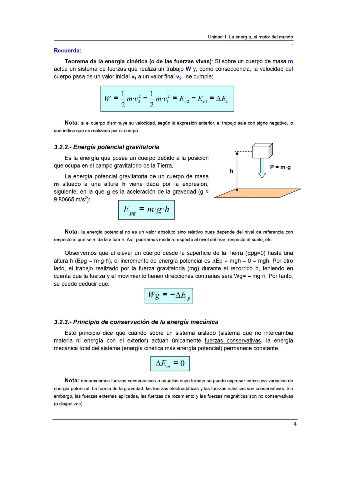 Unidad 1. La energía, el motor del mundo

UNIDAD 1. LA ENERGÍA, EL MOTOR DEL MUNDO

1.- INTRODUCCIÓN

La energía es imprescindible. Todos lo