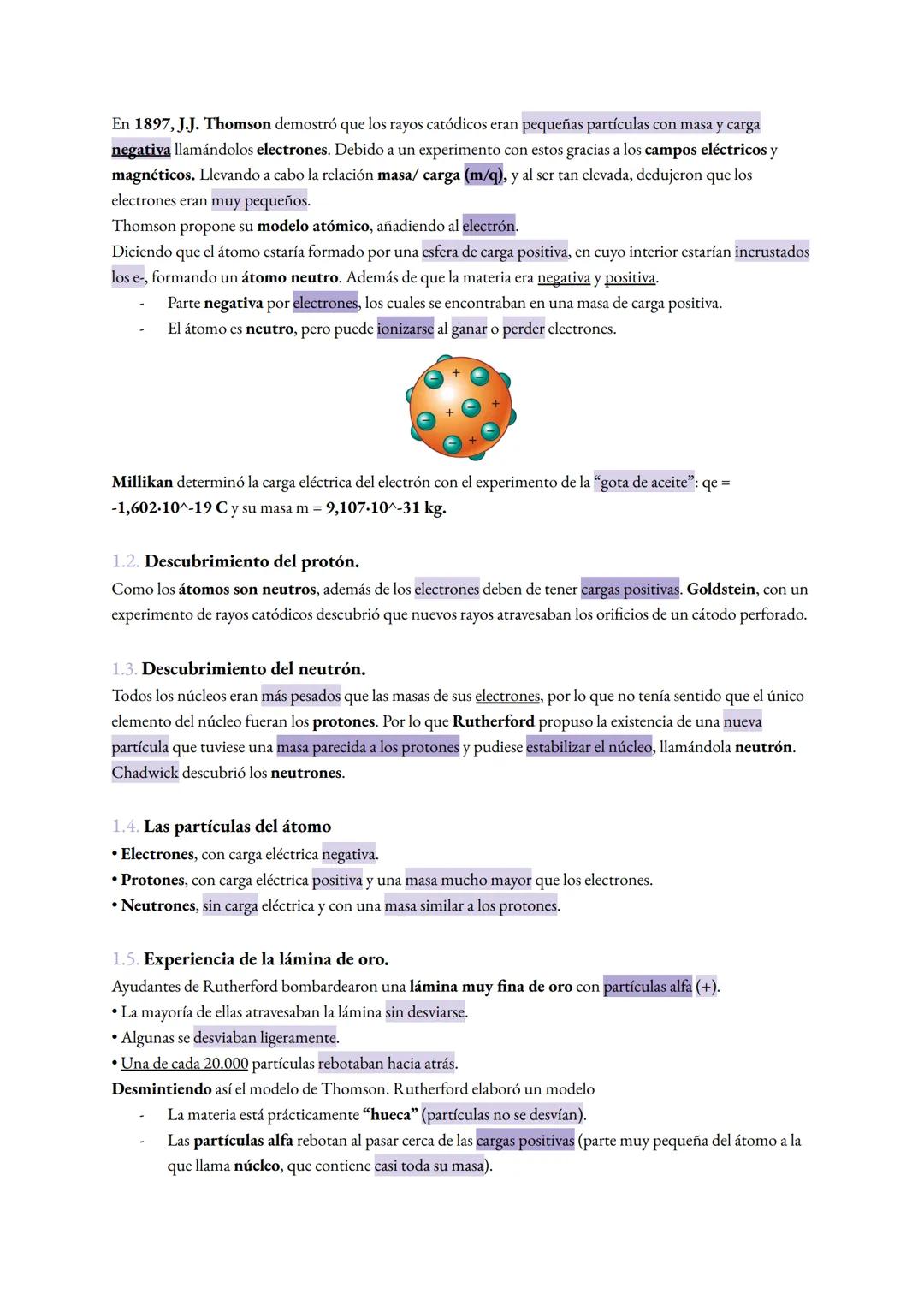 # FyQ Unidad 1 y 2

TEMA 1. Estructura atómica. El sistema periódico.

1. El átomo divisible.

En 1808, John Dalton dijo que la materia es d