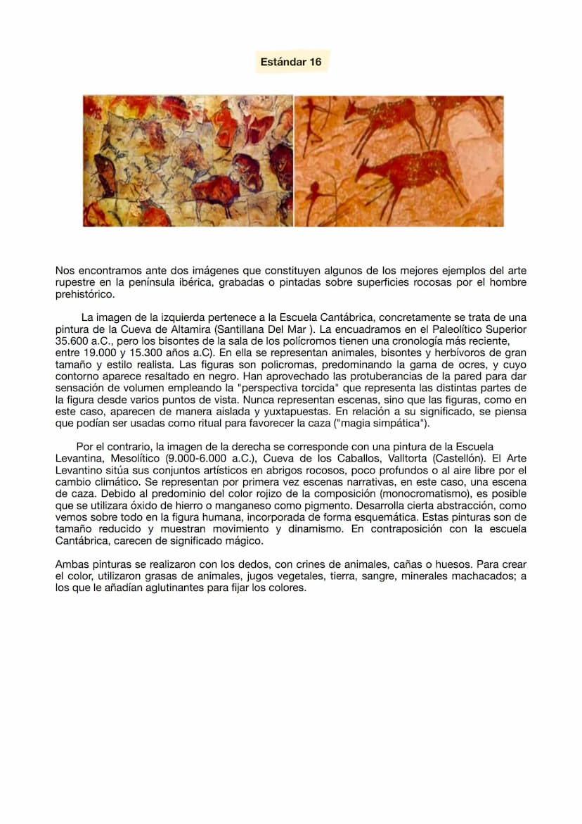 EBAU HISTORIA
Bloque 1
Estandar 5: Explica las diferencias entre la economía y la organización social del Paleolítico
y del Neolítico.
• Ubi