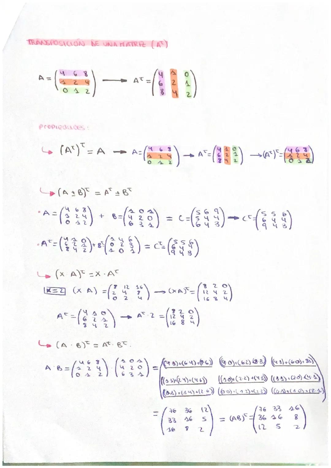 MATRICES
A filas
TIPOS
-Hamiz filo Solo cene s cila (1 57)
-Hamz columna solo dene & columna
- Maciz cuadrado nº filas = no columas (22)
-Ha