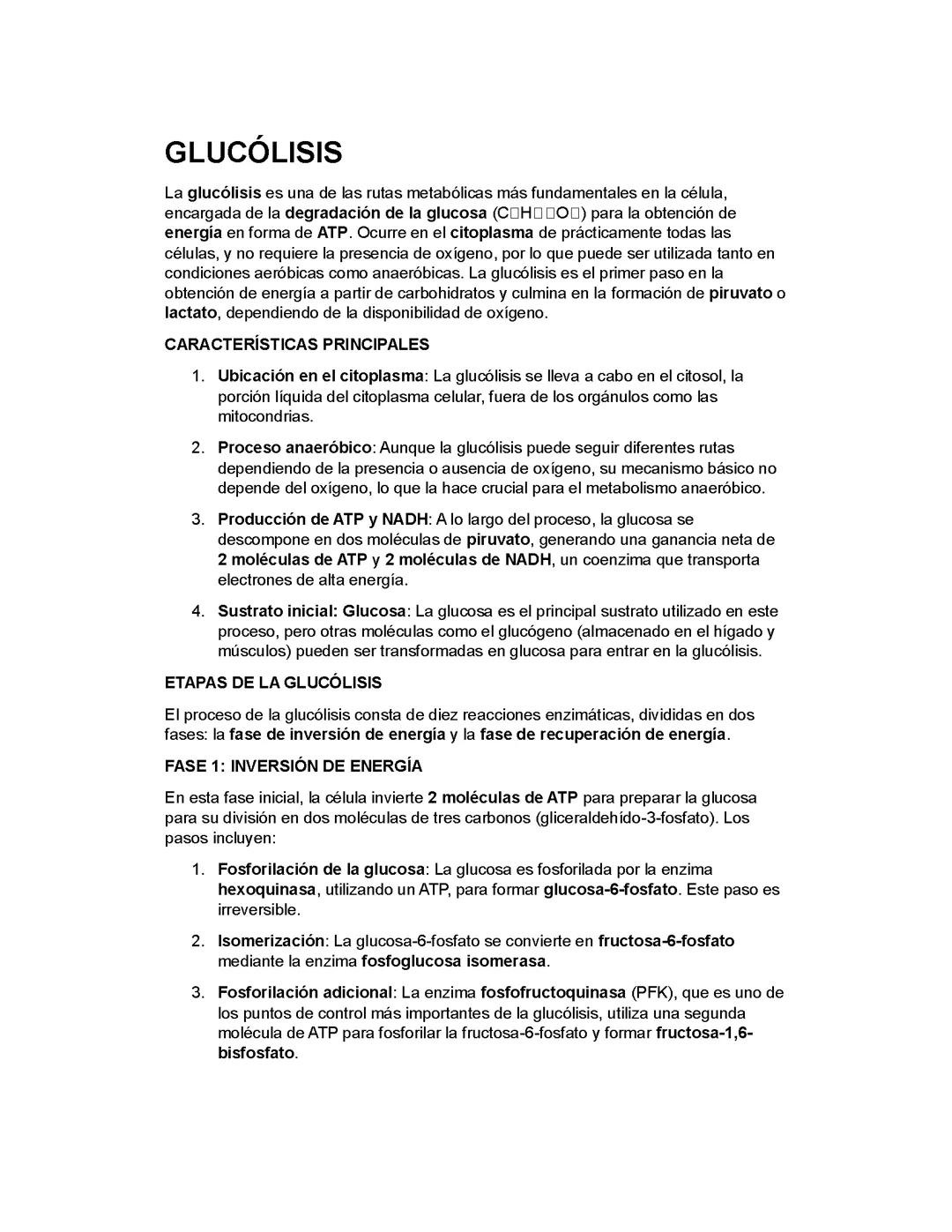 GLUCÓLISIS