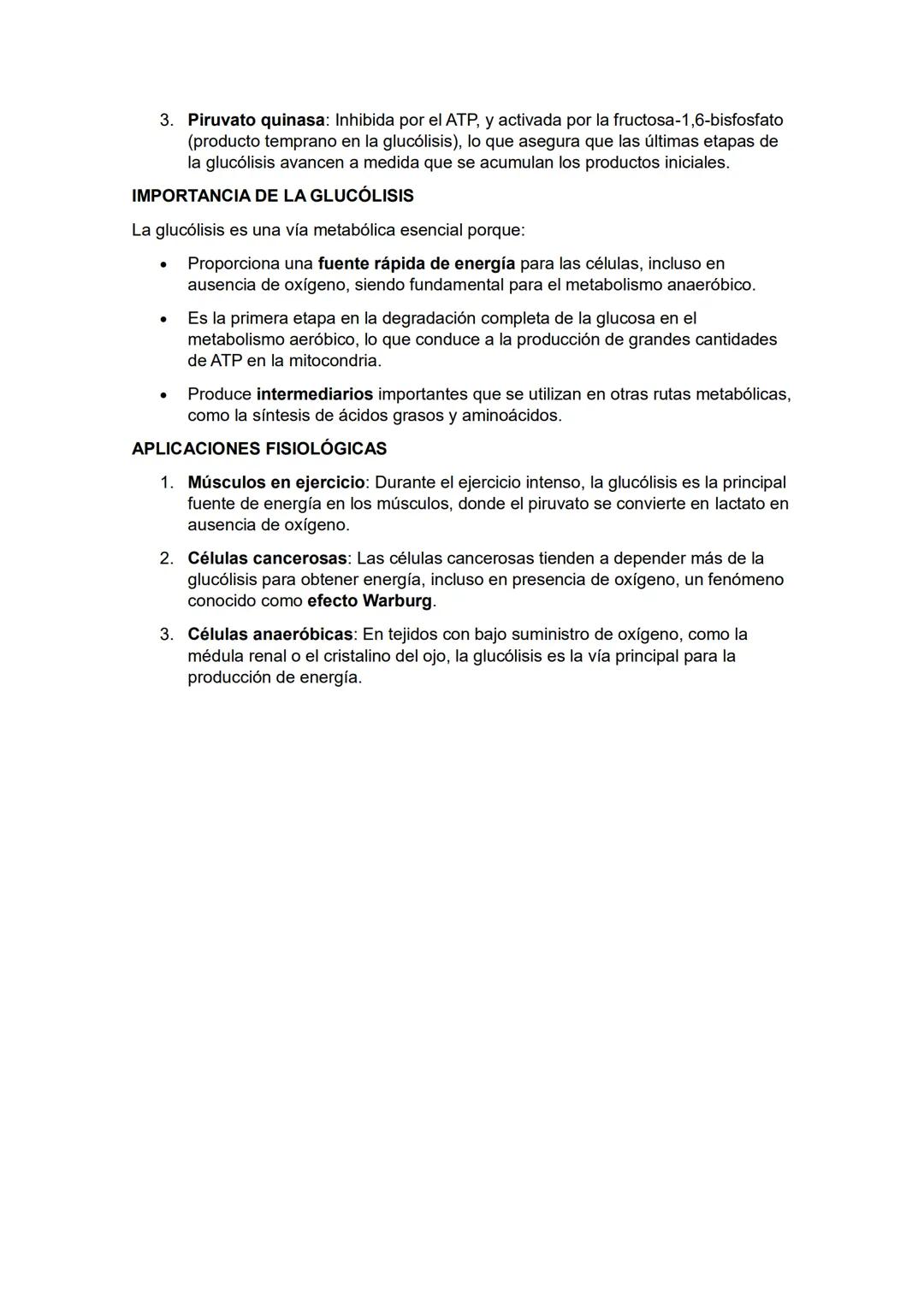 GLUCÓLISIS
La glucólisis es una de las rutas metabólicas más fundamentales en la célula,
encargada de la degradación de la glucosa (CHO) par