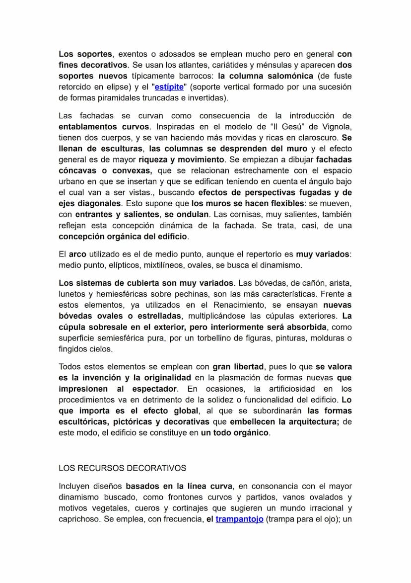 BARROCO CONTEXTO HISTÓRICO
El término "barroco" fue usado con un sentido despectivo, para subrayar
el exceso de énfasis y abundancia de orna