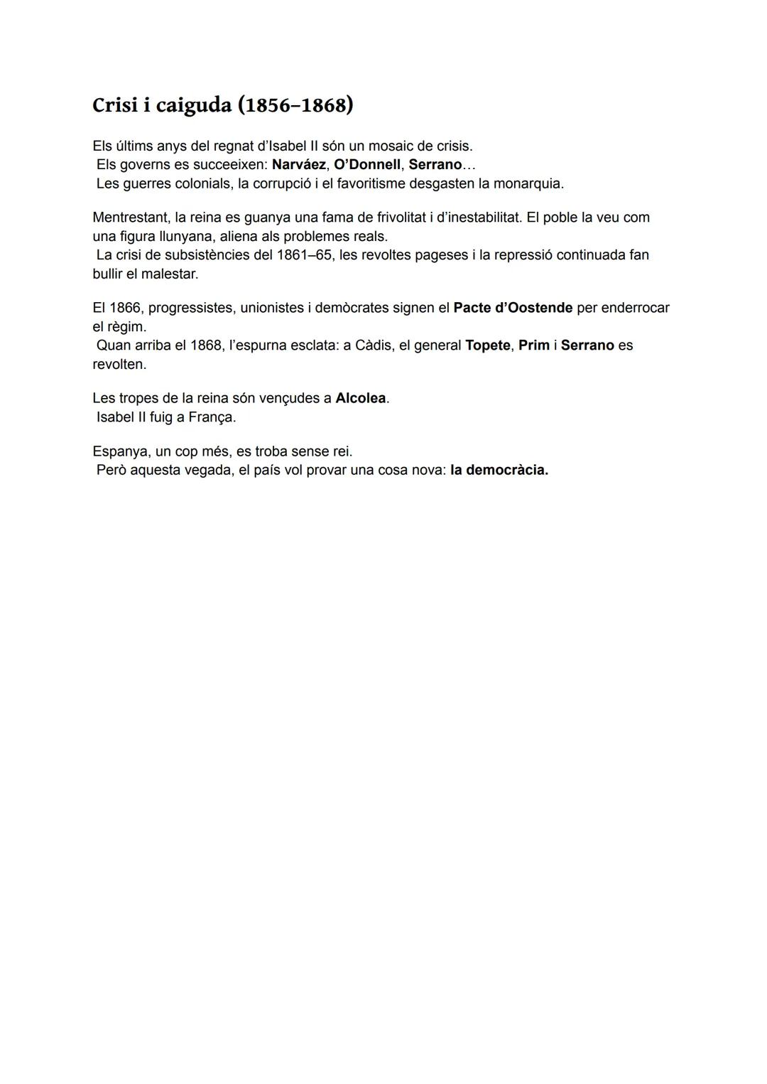 # LA CRISI DE L'ANTIC
## RÈGIM I LA CONSTRUCCIÓ
### DE L'ESTAT LIBERAL
### (1808-1874) # ÍNDEX

Capítol 1-La Guerra del Francès (1808-1814)

