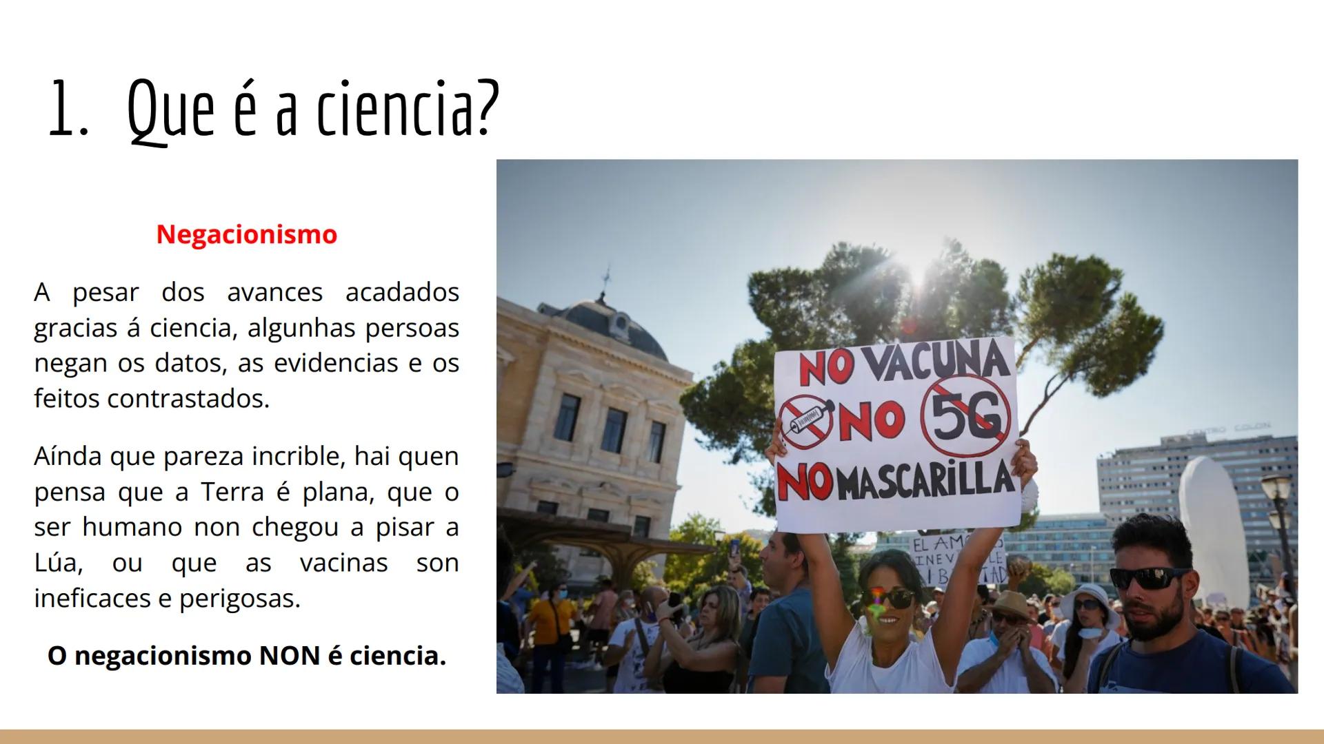 UD 1.0 método
científico Que imos aprender nesta unidade?
1. Que é a ciencia?
2. O método científico
3. A observación
4. A experimentación
5