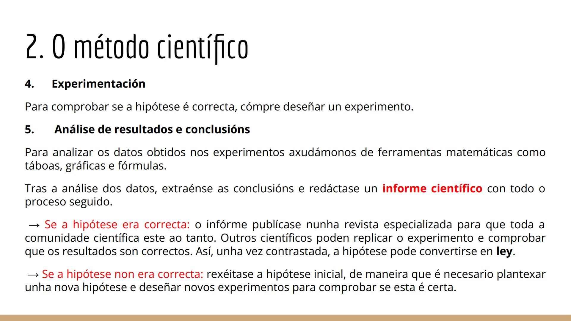 UD 1.0 método
científico Que imos aprender nesta unidade?
1. Que é a ciencia?
2. O método científico
3. A observación
4. A experimentación
5