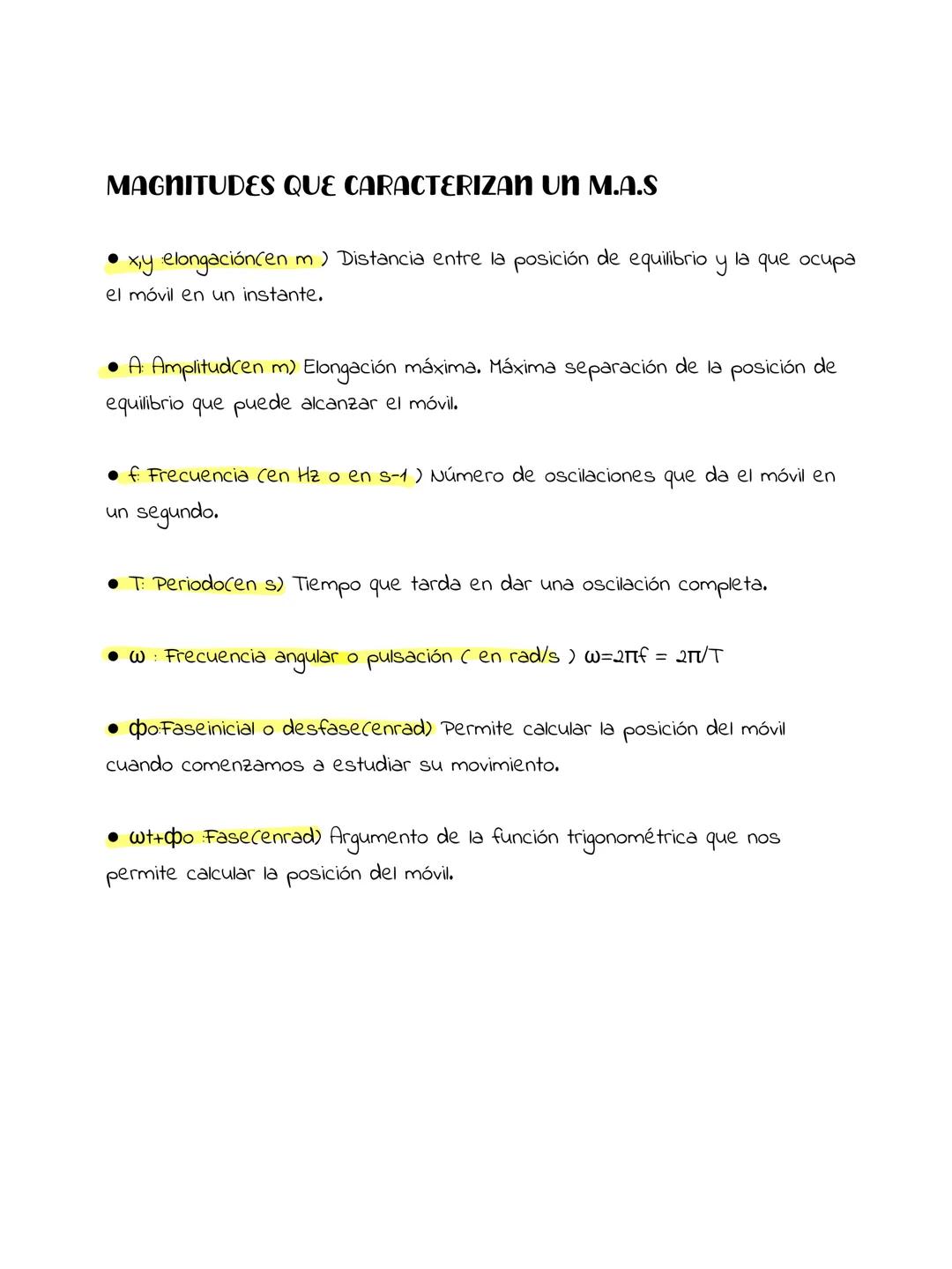 SELECTIVIDAD TEMA 1:
MOVIMIENTO ARMONICO SIMPLE
(M.A.S)
Muchos de los fenómenos que podemos observar a nuestro alrededor se repiten de
forma