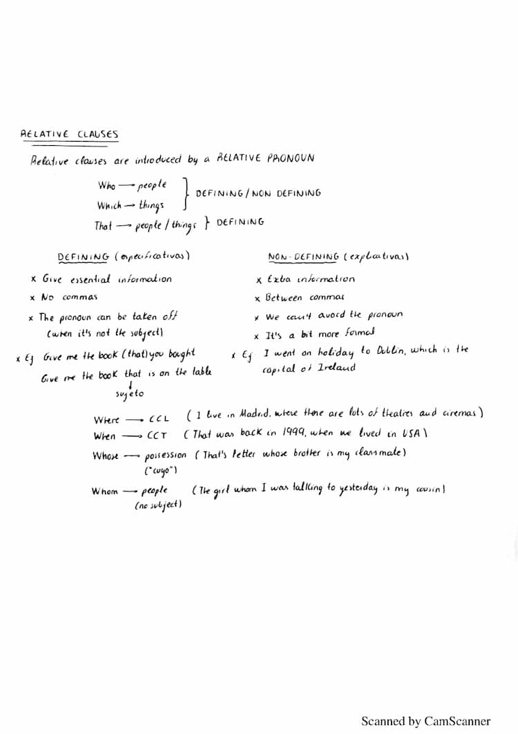 Know RELATIVE CLAUSES Y MODAL VERBS thumbnail