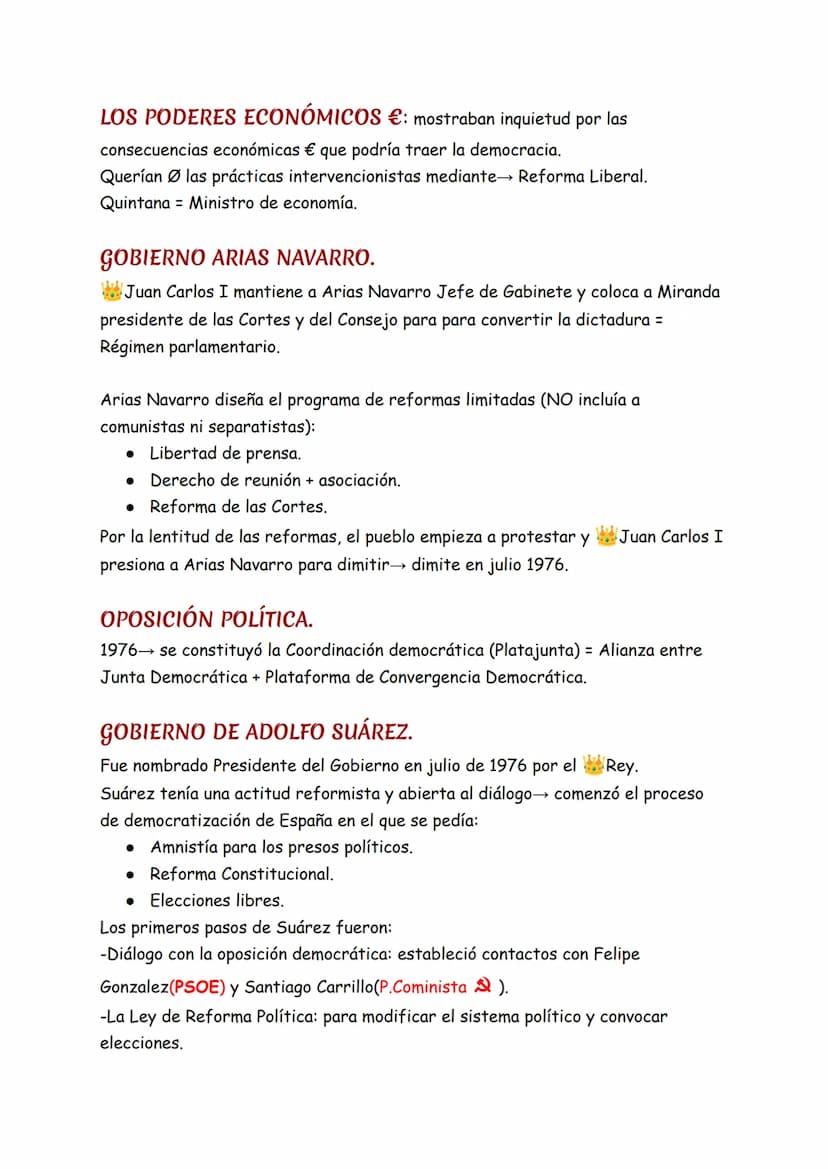 20 Nov 1975→
LA TRANSICIÓN
Franco. 22 Nov 1975
⇓
A partir de esto, ESPÑ comienza la Transición de la dictadura→ Democracia.
●
CONFLICTIVIDAD