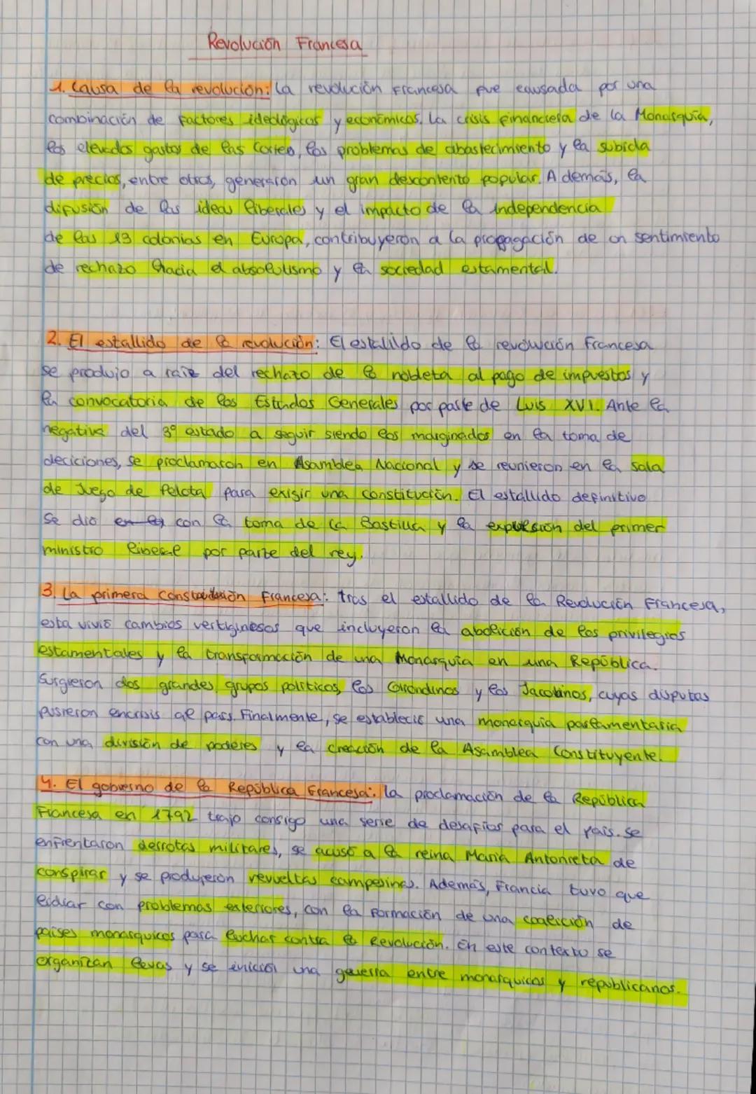 # Revolución Francesa

1. Causa de la revolución: la revolución Francesa pue causada por una
combinación de factores ideologicas y economico