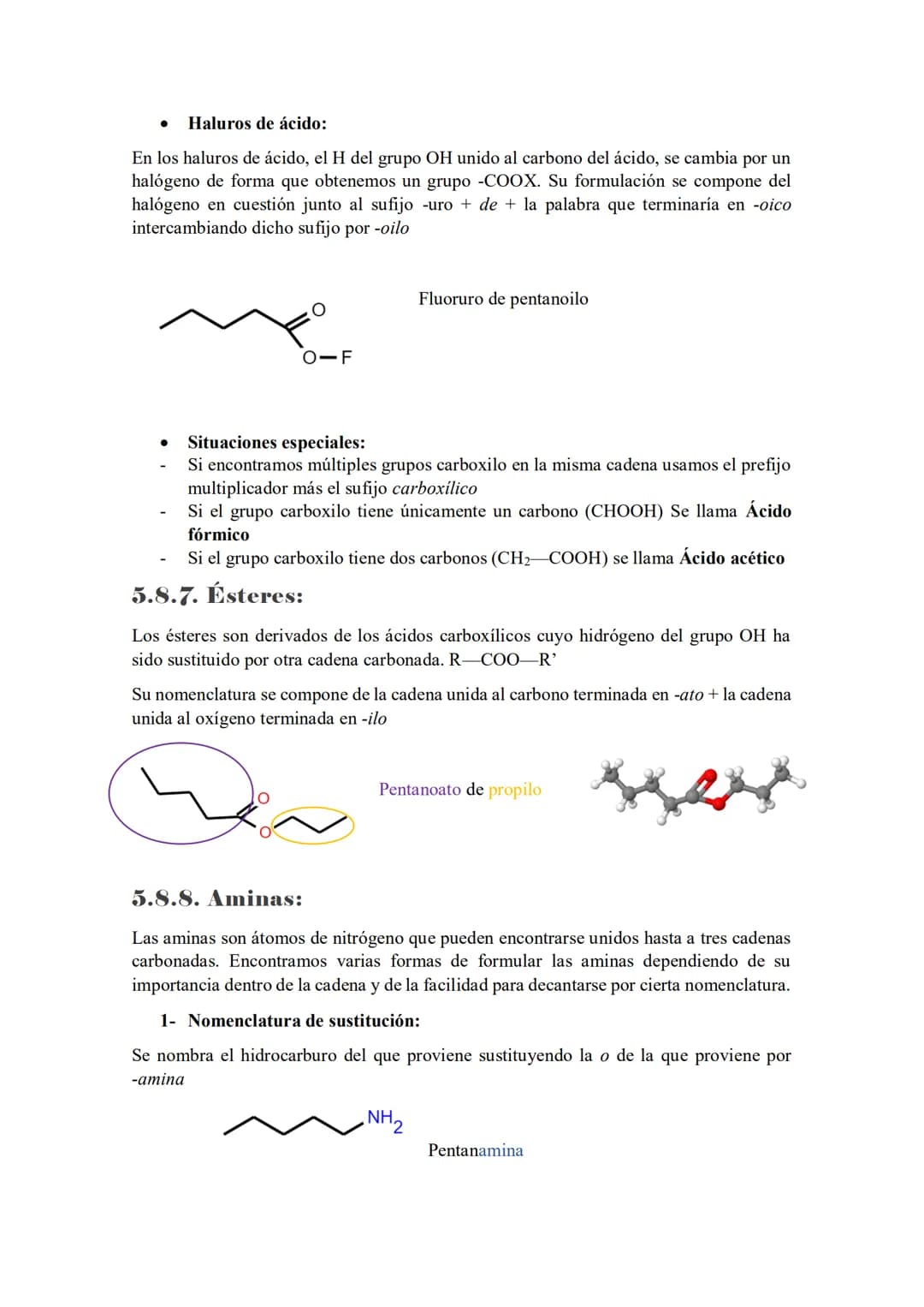 Formulación inorgánica
4.1. Iones
Aniones: al final del nombre del elemento añadimos el sufijo -uro (yoduro, hidruro,
carburo), a excepción 