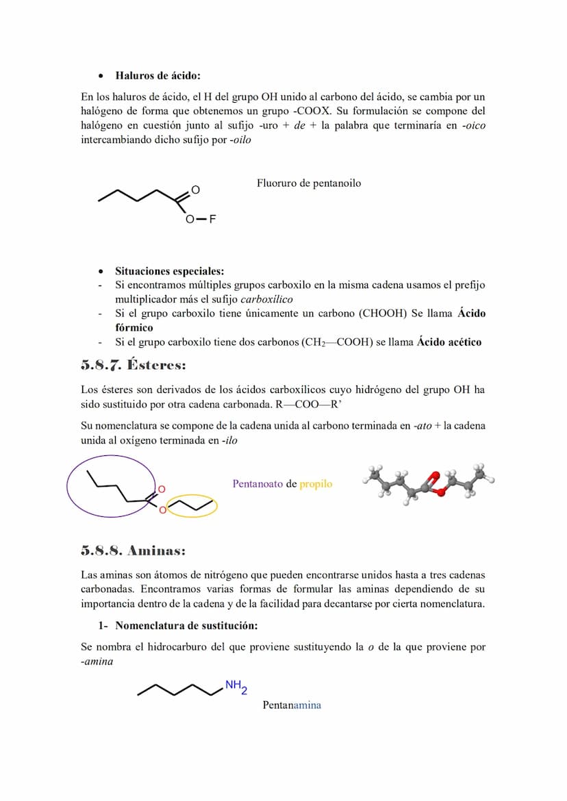 Formulación inorgánica
4.1. Iones
Aniones: al final del nombre del elemento añadimos el sufijo -uro (yoduro, hidruro,
carburo), a excepción 