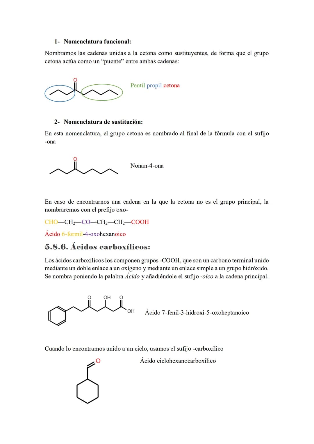 Formulación inorgánica
4.1. Iones
Aniones: al final del nombre del elemento añadimos el sufijo -uro (yoduro, hidruro,
carburo), a excepción 