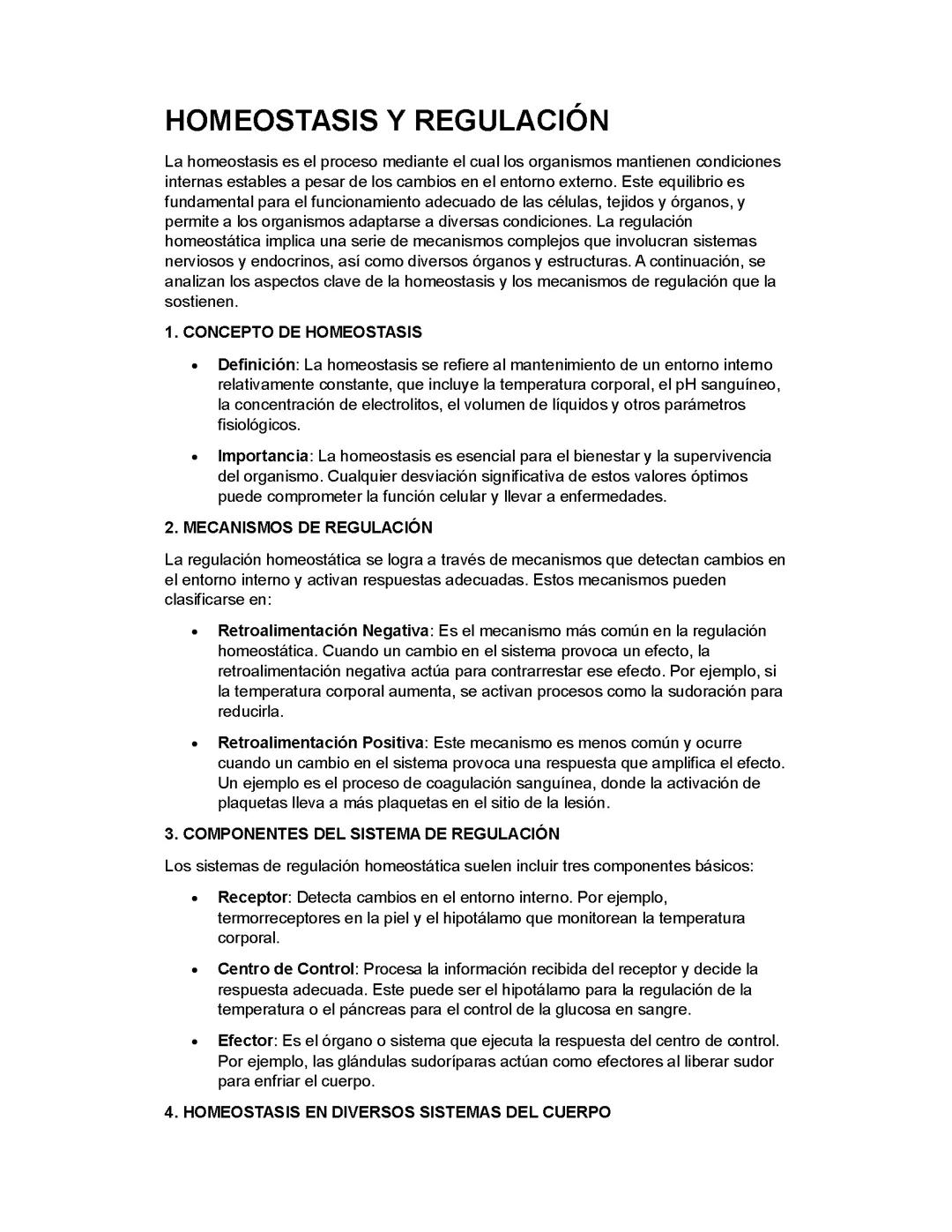 La Importancia de la Homeostasis en el Cuerpo Humano