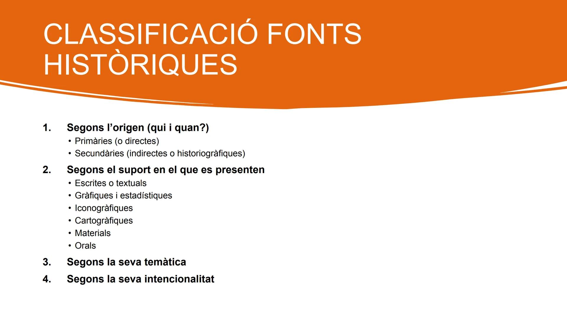 LES FONTS
HISTORIQUES
ISLINE
Història d'Espanya
Curs 2022-23
RAGA UNIVERSA Què són?
•Qualsevol testimoni (escrit, oral, material) que
permet