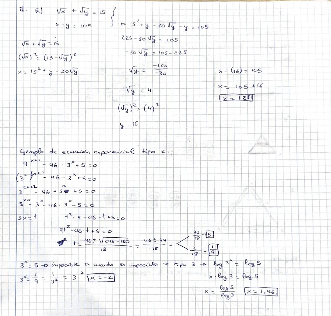 Pag. 81
2. Resuelve las ecuaciones con paréntesis:
a) 4. (x+1) = 2. (S-3x)
4x +4
lo -6x
4-10-
-16
6 = -10x
6
3
S
c) 3x-4. (x+1)=2+2. (3 + x)