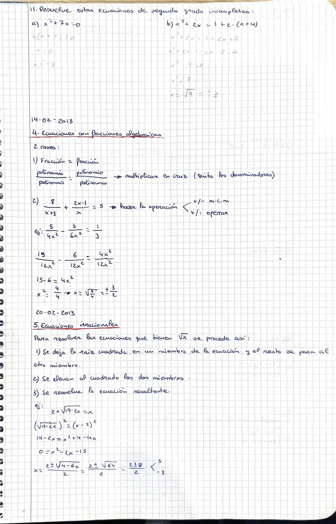Pag. 81
2. Resuelve las ecuaciones con paréntesis:
a) 4. (x+1) = 2. (S-3x)
4x +4
lo -6x
4-10-
-16
6 = -10x
6
3
S
c) 3x-4. (x+1)=2+2. (3 + x)
