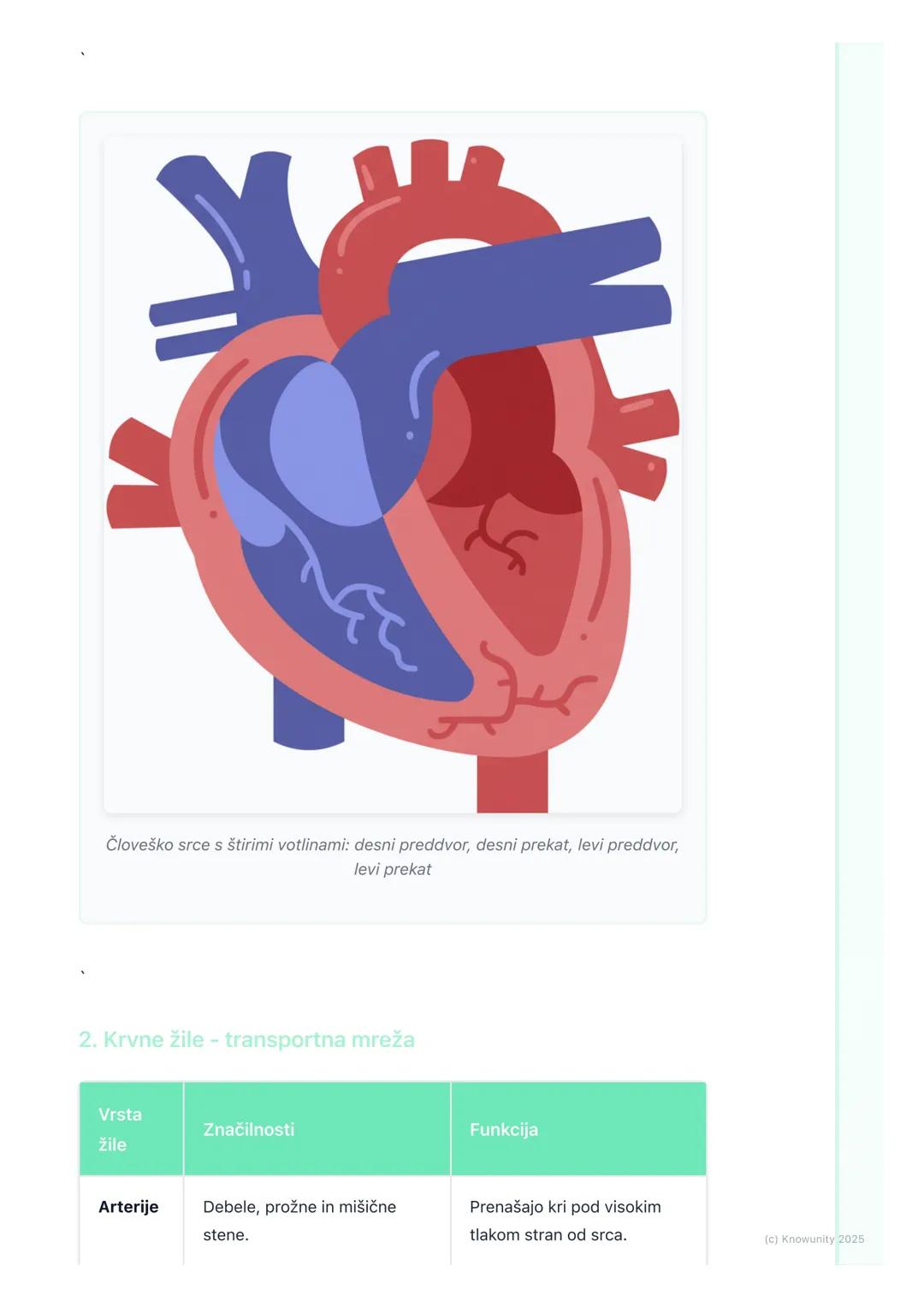 # Krvni obtok

Uvod v krvni obtok

Krvni obtok je transportni sistem našega telesa. Predstavljam si ga kot mrežo
cest (krvne žile), po kater