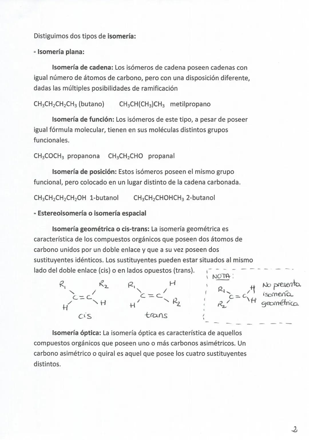 QUÍMICA DEL CARBONO
La química orgánica se ocupa de las propiedades y reacciones de los
compuestos del carbono
1. FORMULACIÓN ORGÁNICA
Recor
