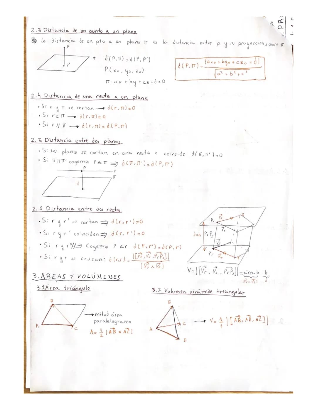 6. Propiedado metri
1. ÁNGULO ENTRE RECTAS Y PLANOS
1.1 Angulo entre dos rectas
dr: vector director recta r Js: vector director rectas.
El m