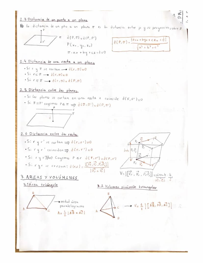 6. Propiedado metri
1. ÁNGULO ENTRE RECTAS Y PLANOS
1.1 Angulo entre dos rectas
dr: vector director recta r Js: vector director rectas.
El m