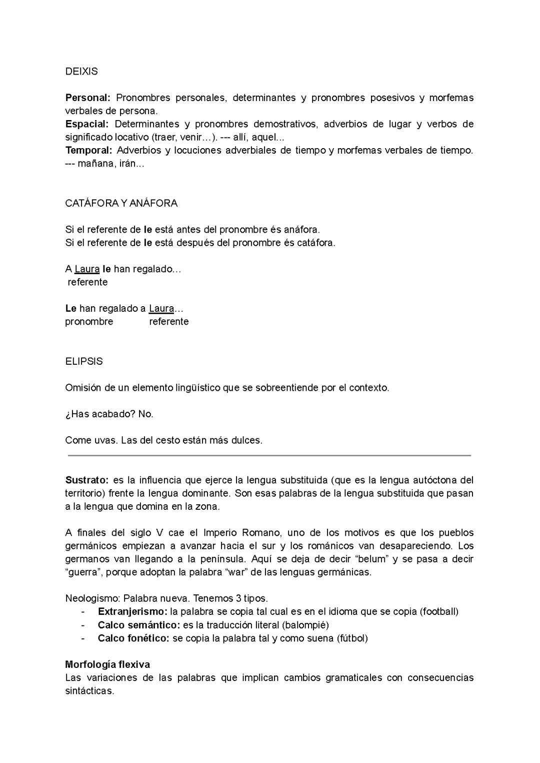 CASTELLANO 2 bachillerato