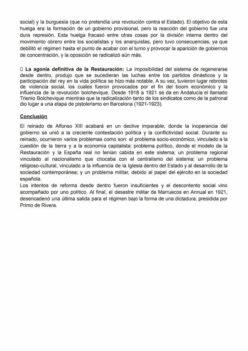 REINADO DE ALFONSO XIII
Introducción
El reinado de Alfonso XIII está dividido en dos etapas, aunque en este tema solo vamos a
estudiar la pr