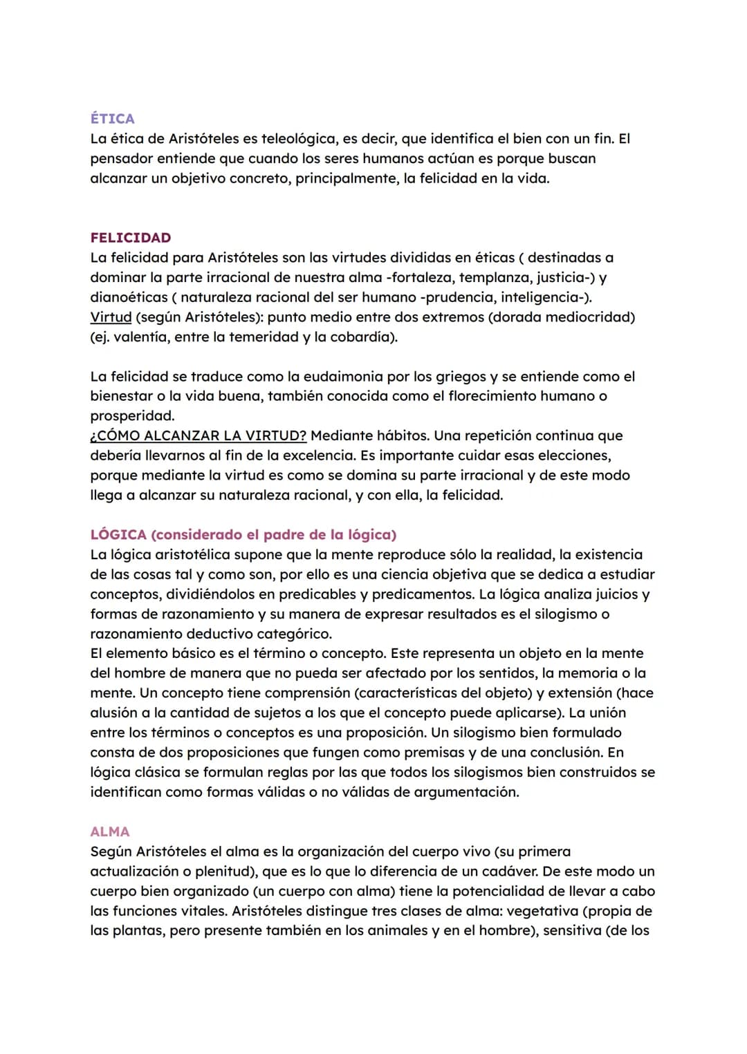 ARISTÓTELES
INTRODUCCIÓN
La filosofía occidental se basa en la obra de los tres grandes filósofos griegos de la
antigüedad: Sócrates, Platón