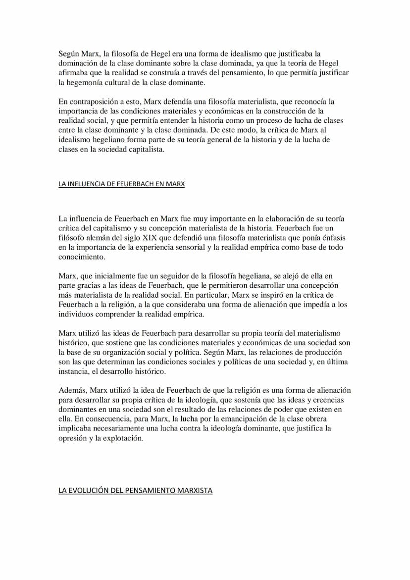 HUMANISMO Y MATERIALISMO HISTÓRICO EN MARX
El humanismo y el materialismo histórico son dos conceptos fundamentales en el
pensamiento de Kar