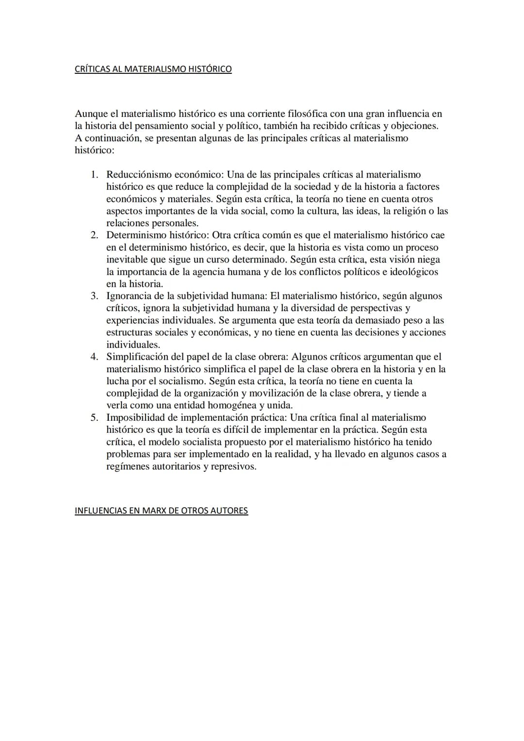 HUMANISMO Y MATERIALISMO HISTÓRICO EN MARX
El humanismo y el materialismo histórico son dos conceptos fundamentales en el
pensamiento de Kar