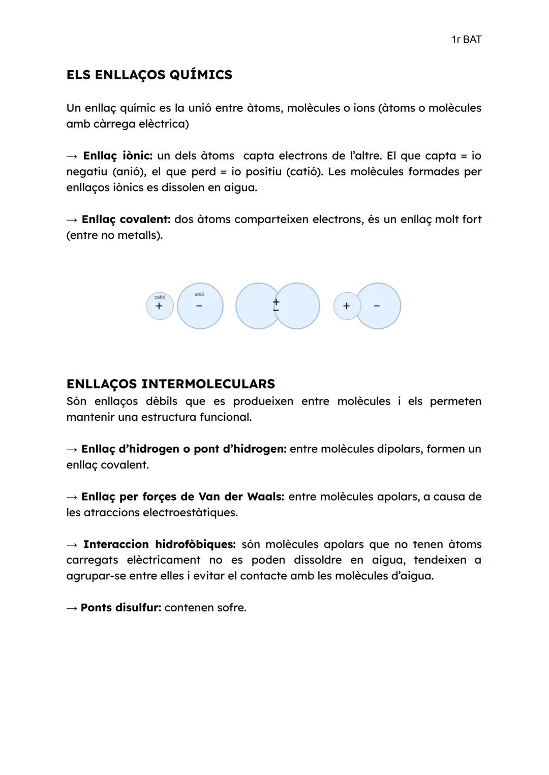 1r BAT

UNITAT 1. La composició dels éssers vius

BIOLOGIA I ÉSSERS VIUS
La biología és la ciència que estudia la vida. Els éssers vius són 