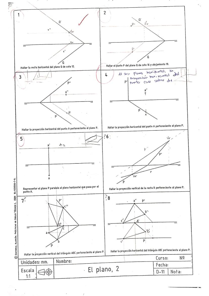 
<h2 id="planoverticalpvyplanohorizontalph">Plano Vertical (PV) y Plano Horizontal (PH)</h2>
<p>Hay dos tipos de planos en el sistema diédri