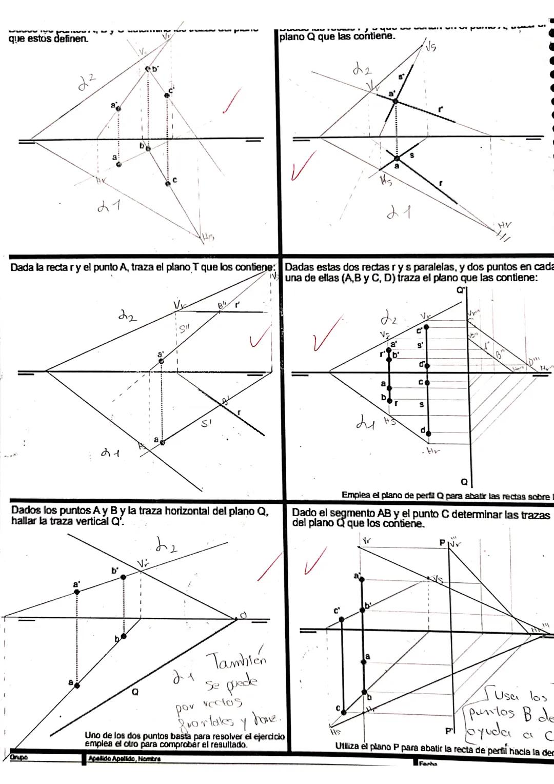 
<h2 id="planoverticalpvyplanohorizontalph">Plano Vertical (PV) y Plano Horizontal (PH)</h2>
<p>Hay dos tipos de planos en el sistema diédri