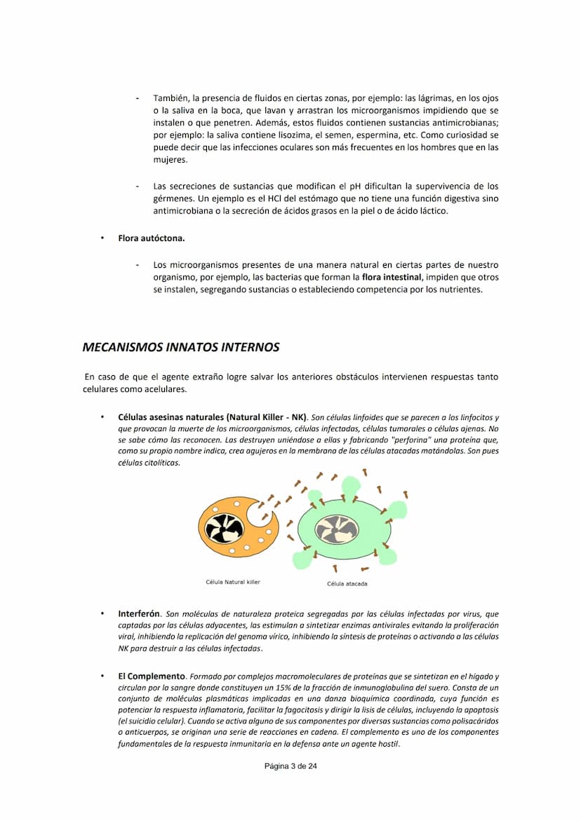 UNIDAD 5.- INMUNOLOGÍA
CONCEPTO DE INMUNIDAD (¹)
Conjunto de mecanismos que un individuo posee para enfrentarse a la invasión de cualquier c