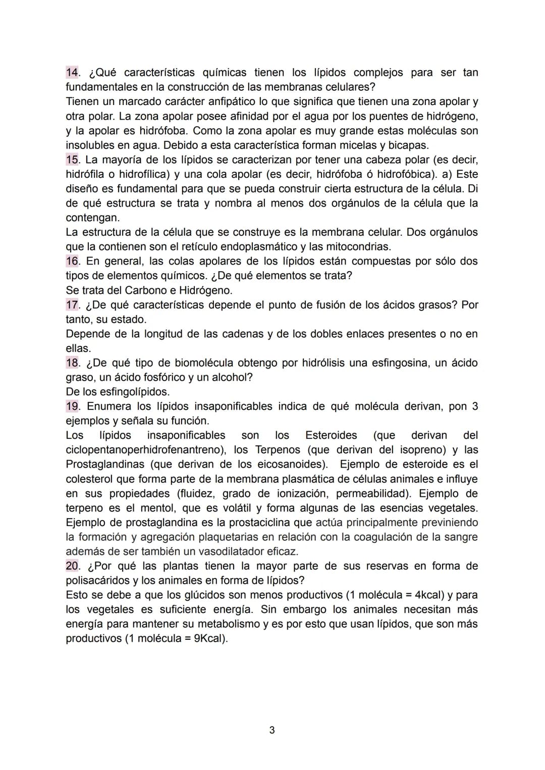 Preguntas Ebau - Lípidos
1. La figura muestra un cierto tipo de lípido. ¿Cuál es el nombre de este compuesto?
¿Cuales son los componentes de