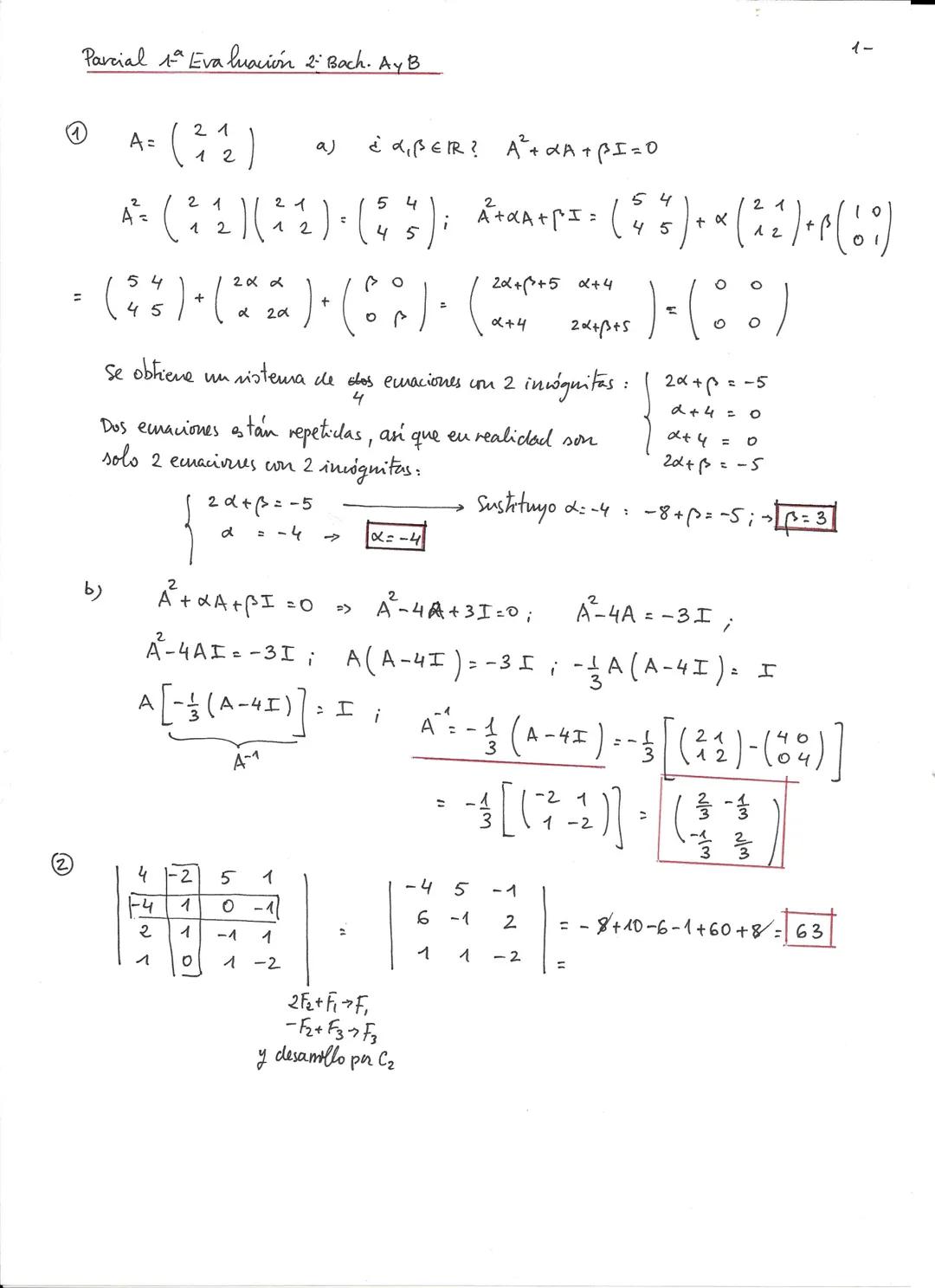 Primer examen 1ª Evaluación 2º de bachillerato. 16 de octubre de 2014.
INSTRUCCIONES GENERALES Y VALORACIÓN
El alumno contestará a los cuatr