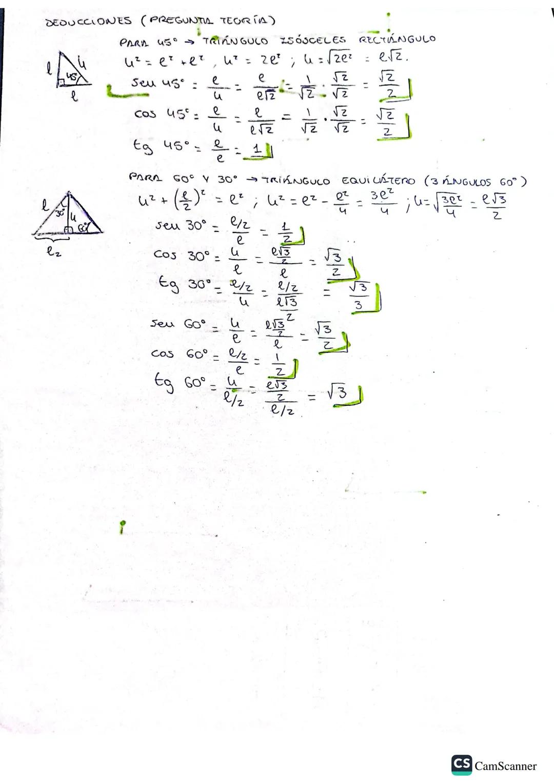 # CHULETA TRIGONOMETRIA

1°= 60'
1'=60''
360°= 2$\pi$ rad
180° = $\pi$ rad

GRADOS A RAD $\rightarrow$ x° $\frac{\pi}{180}$ RAD A GRAD x. $\