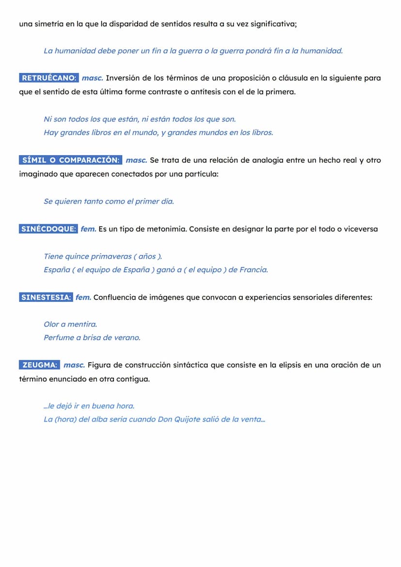 FIGURAS RETÓRICAS
ALITERACIÓN: fem. Repetición de un sonido o de una serie de sonidos acústicamente semejantes,
en una palabra o en un enunc