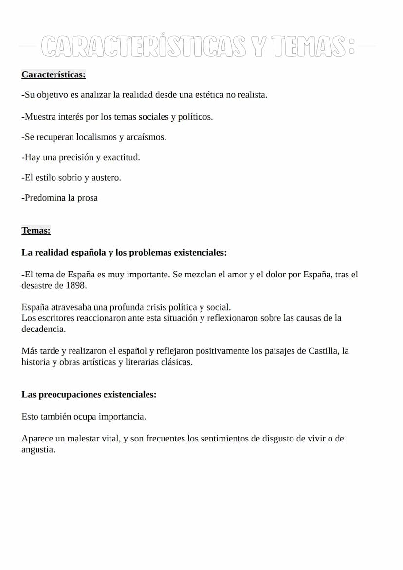 MODERNISMO
DIFERENCIAS:
REALISMO-NATURALISMO
La novela
Género literario preferente
Reflejar objetivamente la realidad del siglo XIX:
ambient