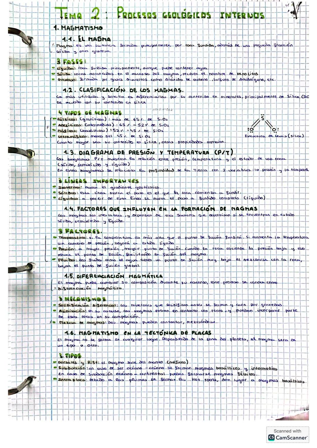 Tema 2: Procesos geológicos internos 