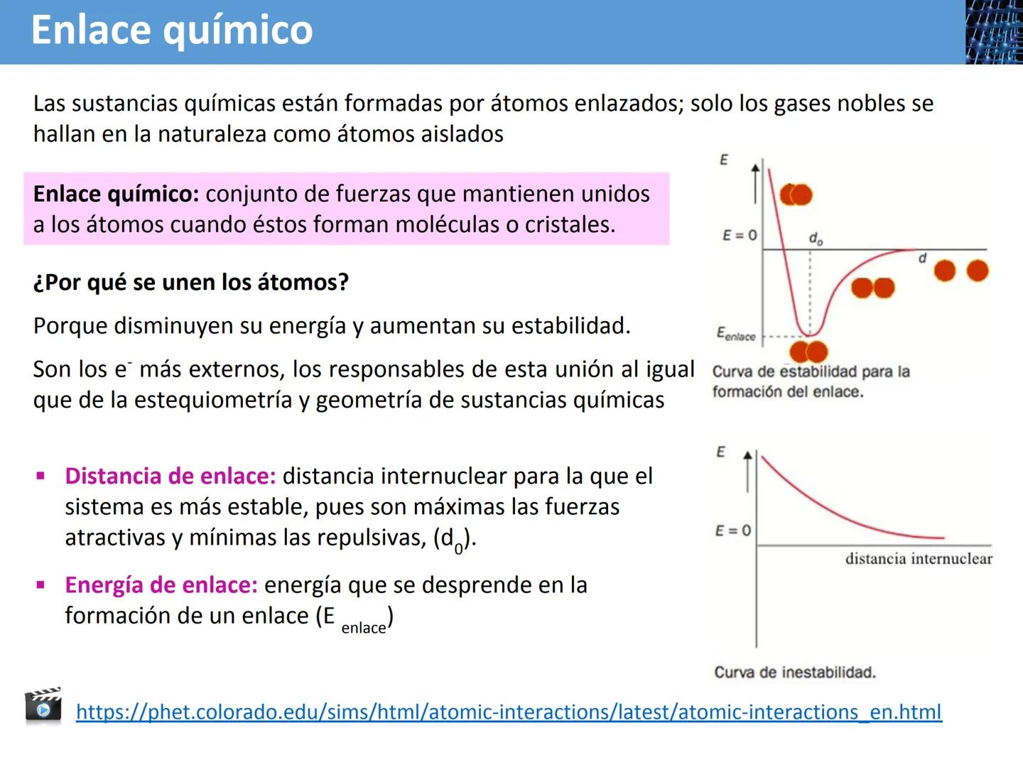 # Tema 2

# Enlace químico

## (1ª parte)

# ENLACE IÓNICO

## Química 2º BACH # Enlace químico

Las sustancias químicas están formadas por 