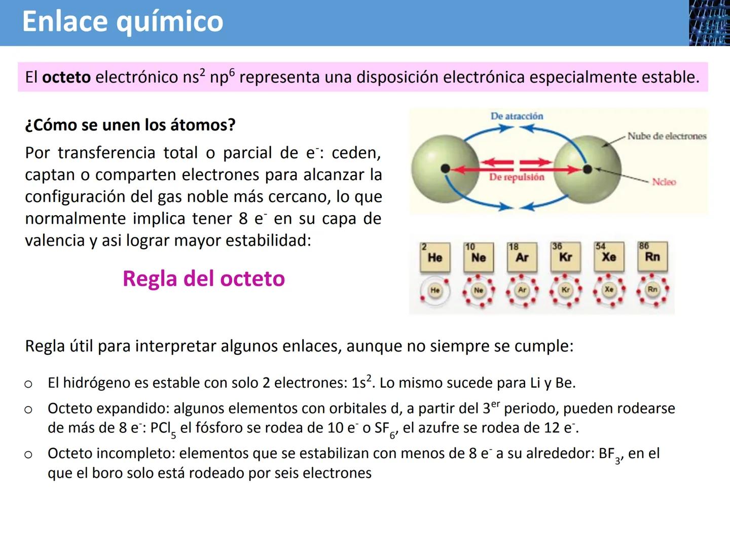 # Tema 2

# Enlace químico

## (1ª parte)

# ENLACE IÓNICO

## Química 2º BACH # Enlace químico

Las sustancias químicas están formadas por 