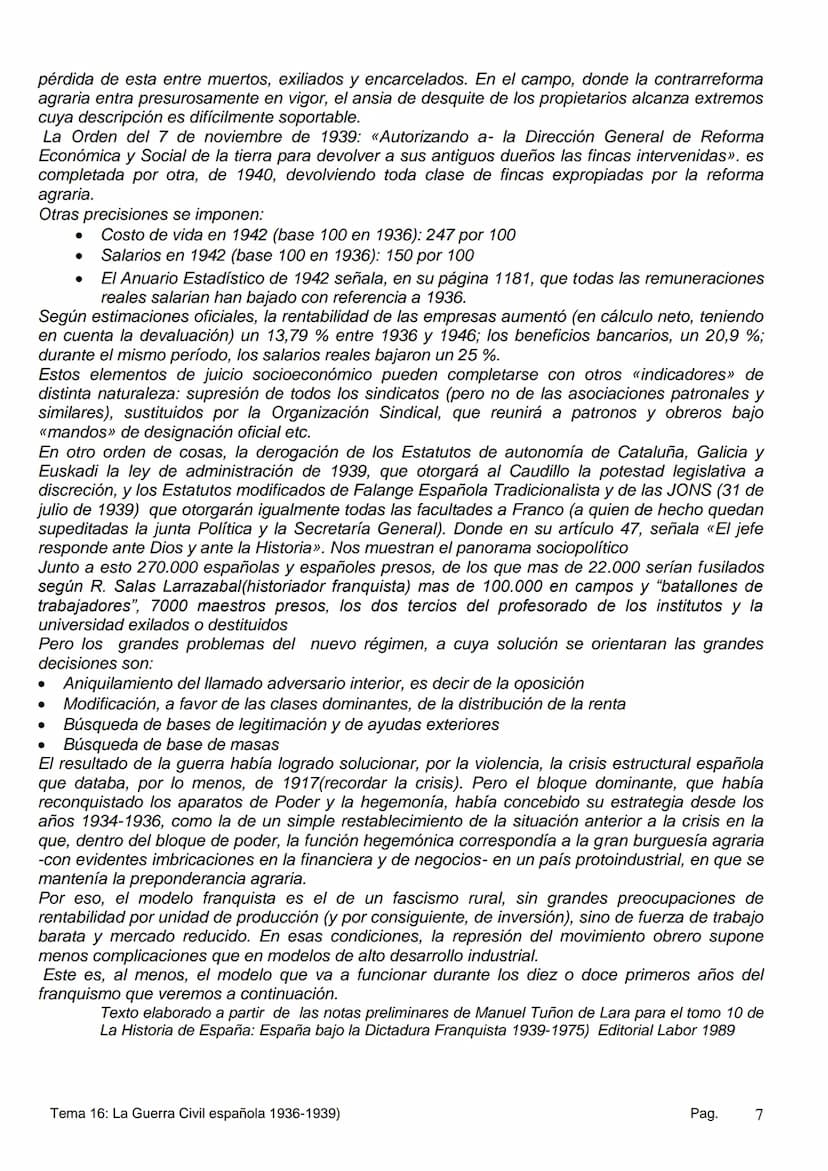 LA GUERRA CIVIL ESPAÑOLA 1936-1939
1.- CAUSAS DE LA GUERRA
Algunas son estructurales (como consecuencia de problemas latentes no resueltos a