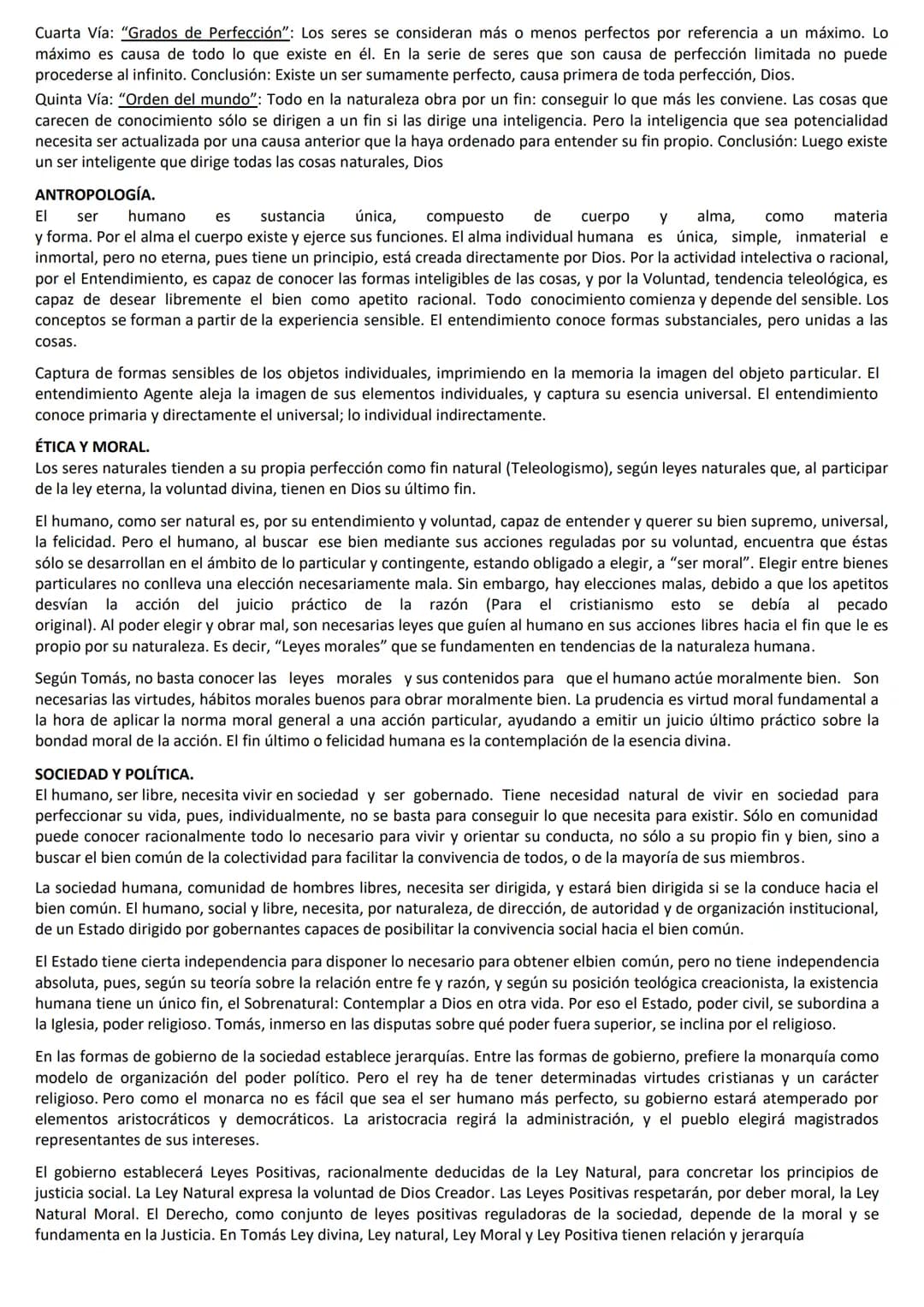T.5: TOMÁS DE AQUINO
Contexto
En el siglo XIII Tomas de Aquino defiende la monarquía y establece unas relaciones entre el poder de la Iglesi